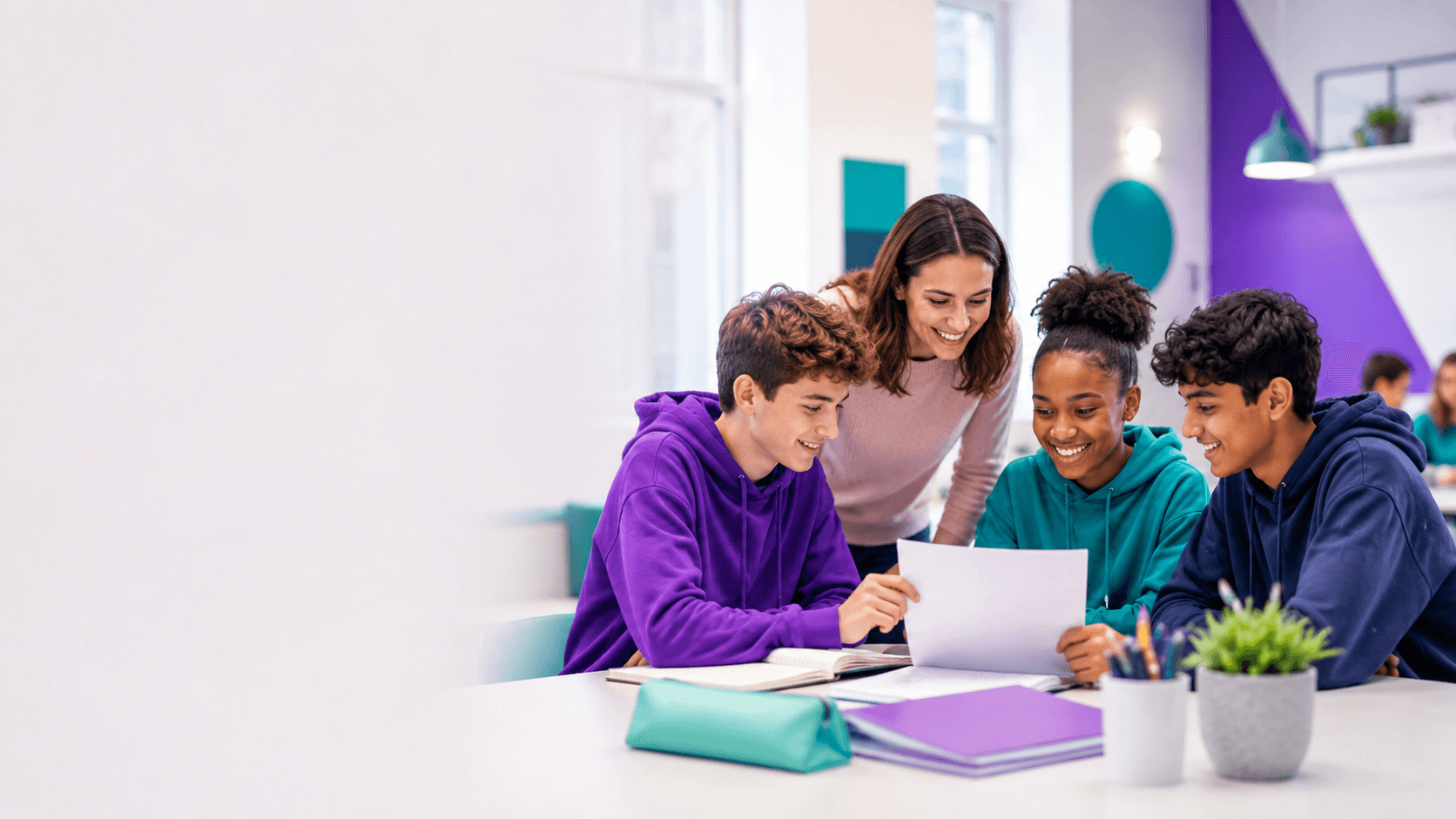 GCSE student in an online tutoring session
